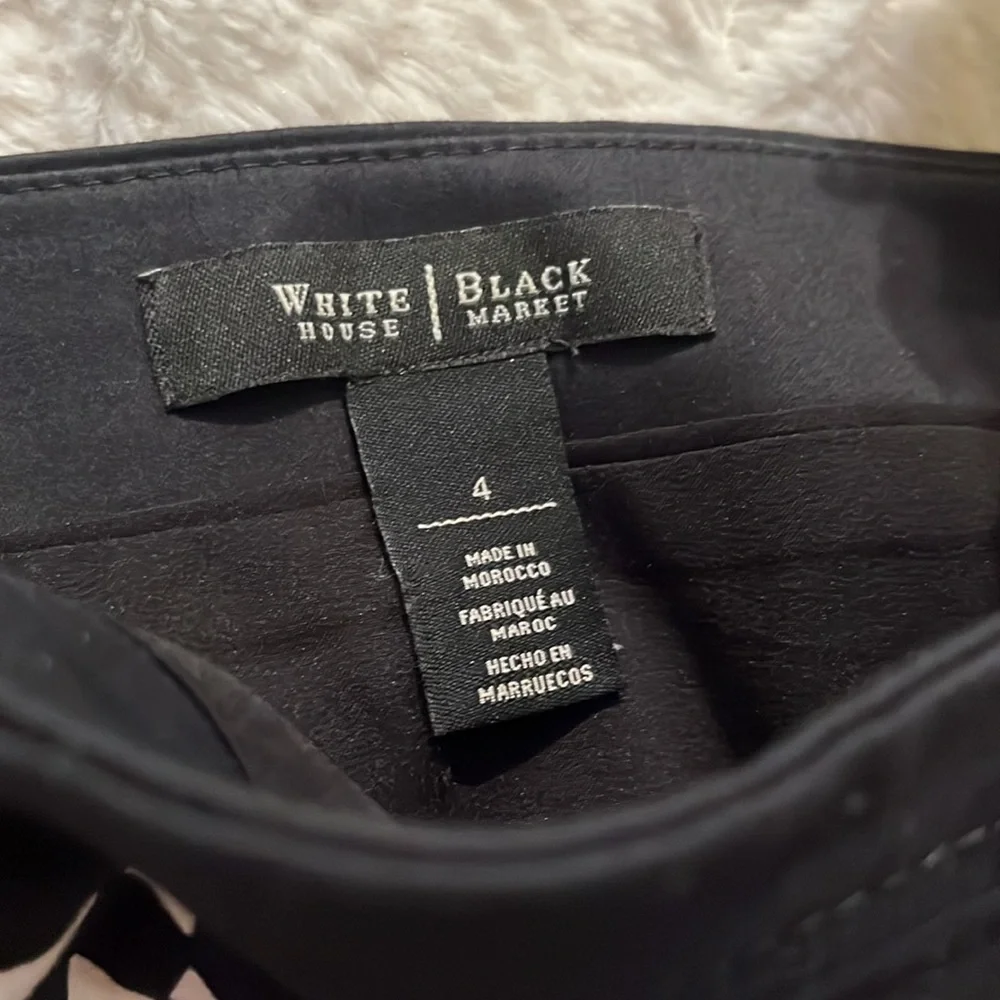 WHBM CHECKERED PENCIL SKIRT SIZE 4 - Picture 2 of 4